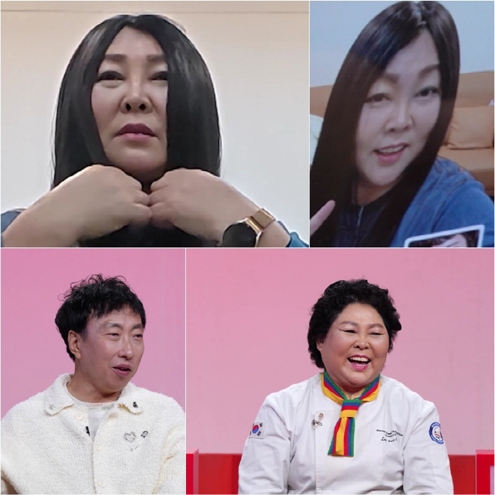 Lee Soon-sil, suddenly acting like Jang Won-young?From curly hair to a long straight hair goddess