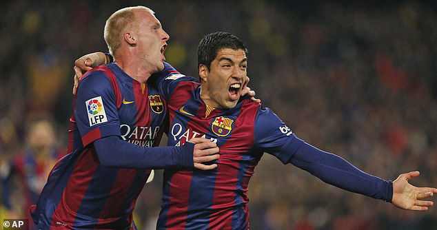 Oh my god this is happening with UCL winning member Barca Treble selling uniforms?