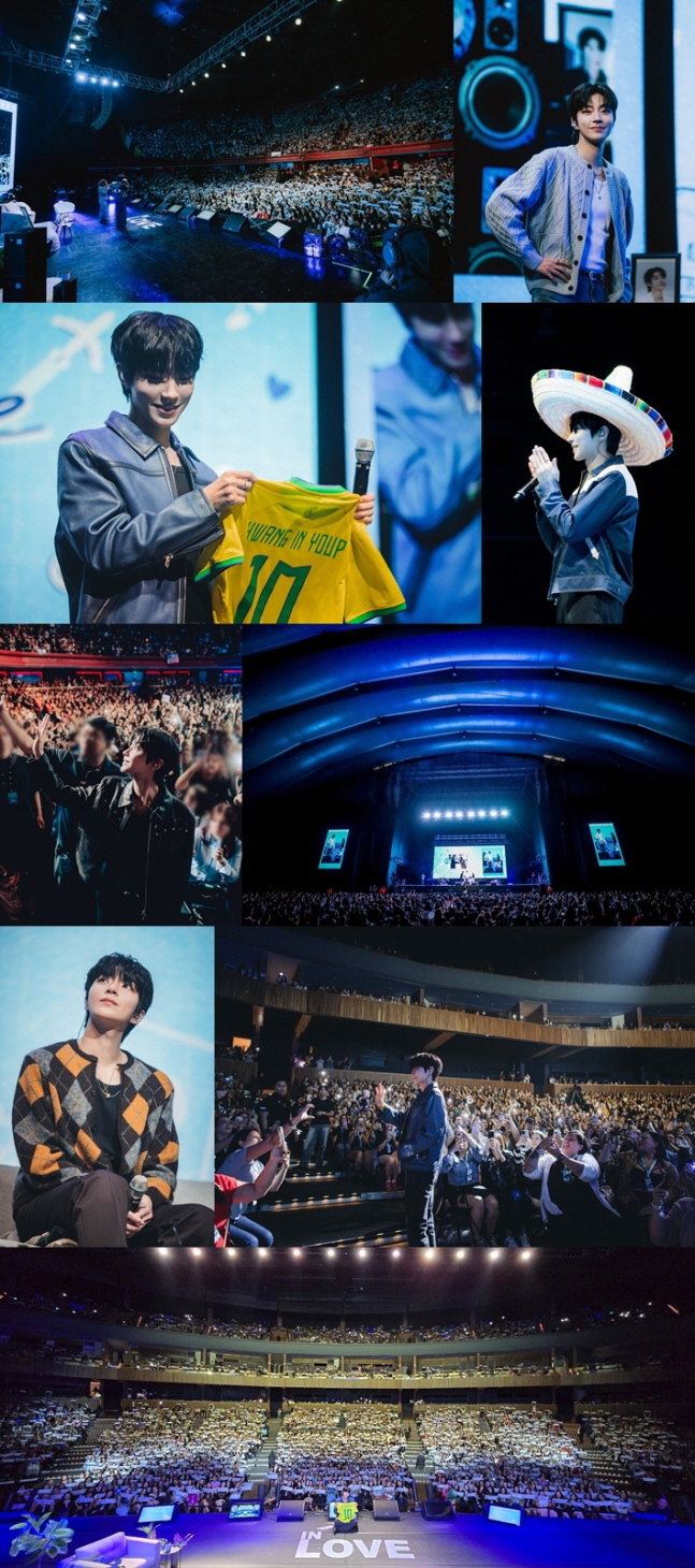  Hwang In-yeop colored South America...Finishing the long journey of fan meetings in 13 cities
