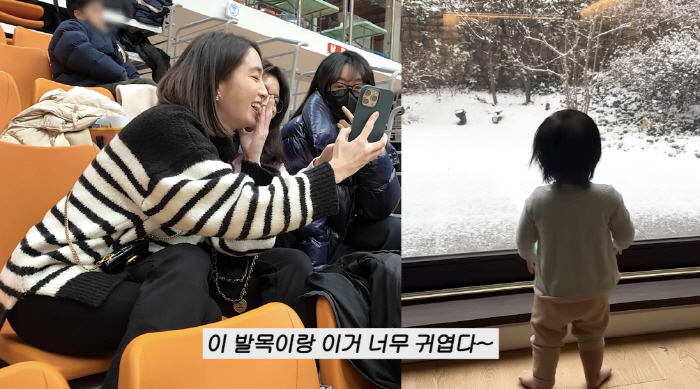 Lee Byung-hun ♥ Lee Min-jung brags about her 2-year-old daughter at a parent meeting..You look like your mom. She's so popular