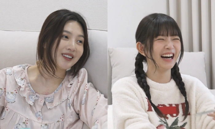 Joy opens her gum smile to Ibray, it's like watching her childhood (Na Hon-san)