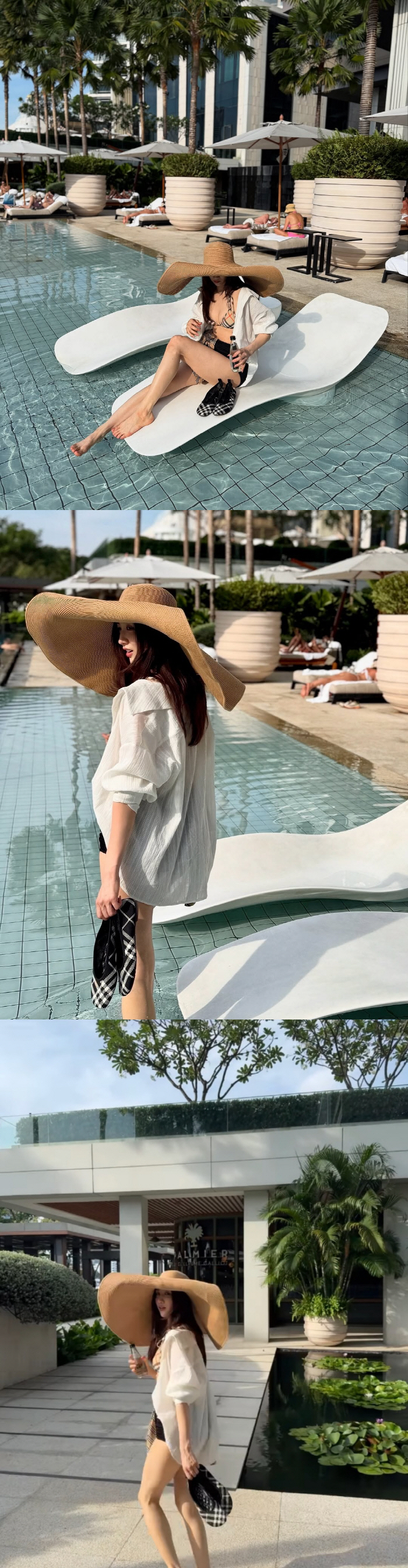 Park Ha-sun, a bold bikini while traveling abroad..♥ Ryu Soo-young will be surprised
