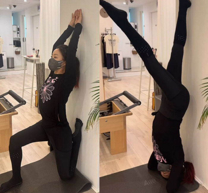 Kim Hee-sun, 48-year-old daughter. It's not a legging speed shop