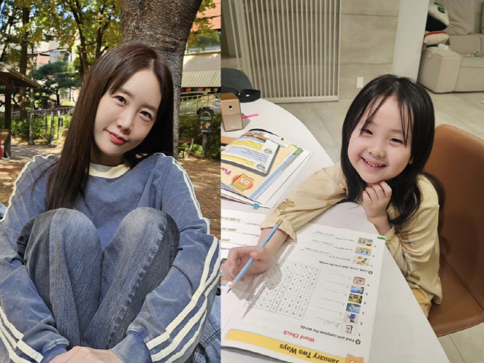 Haha ♥ Byul, your child's farming is a hit...My youngest daughter, 7 years old, looks like her mother, but she's a doctor of English