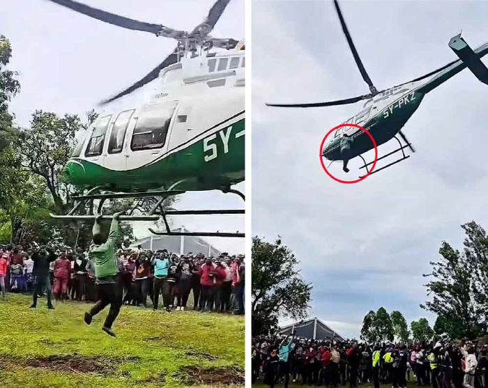 Man Dropped By Helicopter, Reason Is Ridiculous