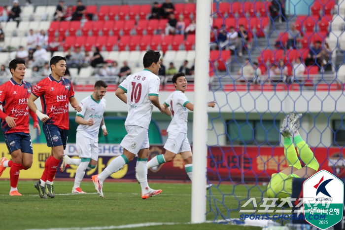 1st and 2nd place, I laughed at the big match! Kim Joon-beom's fantastic goal  Joo Min-gyu's 7th goal Daejeon, Yoo Kang-hyun's exit leads Gimcheon with 20 complete wins