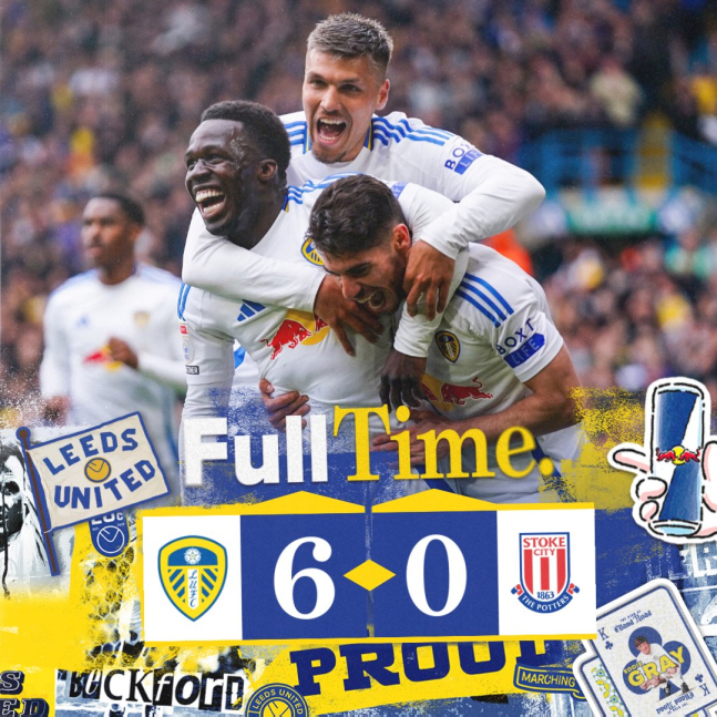 The days of Leeds are back Leeds beat Stoke and confirmed their return to the EPL in two seasons. Burnley is also promoted