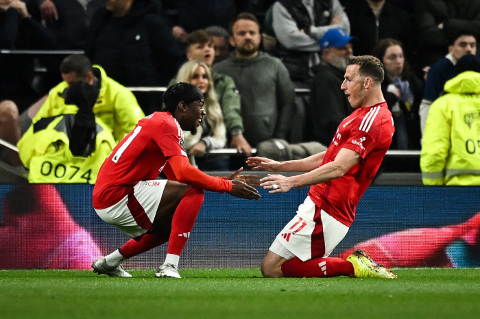 I miss Son Heungmin Boos outburst Tottenham's disgraced record in 28 years, closing behind Nottingham by 02 in the first half