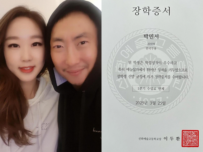 Park Myung-soo ♥ Han Soo-min, Seonhwa High School Scholarship Student Daughter Riding Working Mom's Happiest Time