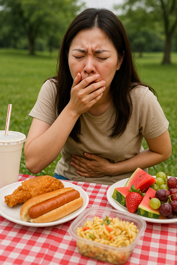 62% of food poisoning from April to September of the year...Local festivals and events are a food advisory for the full-fledged outing season