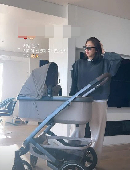 Son Dambi's daughter looks like a beautiful mom who is complete in 2 weeks of age