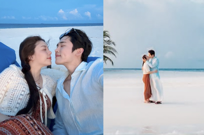 Ailee ♥ Choi Si-hoon has a lot to do in the Maldives, where a newlywed kiss explodes