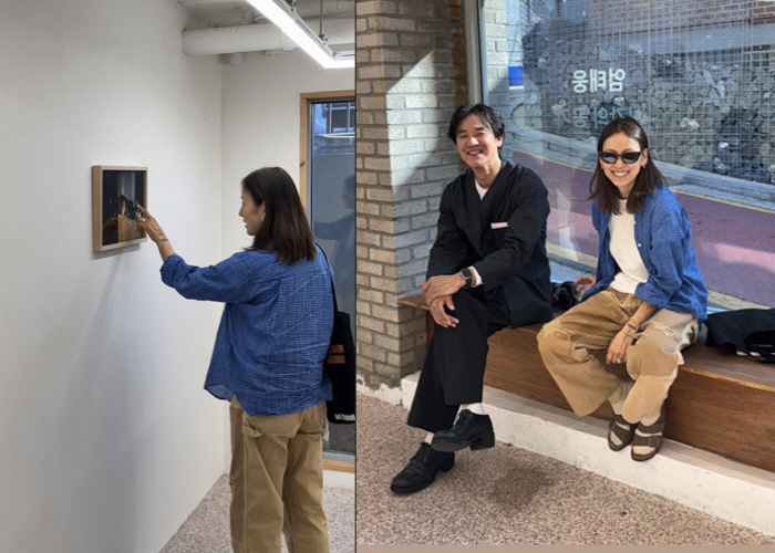 As expected, Lee Hyo-ri, bare-faced + everyday style is hot. Um Tae-woong's photo exhibition is here to cheer