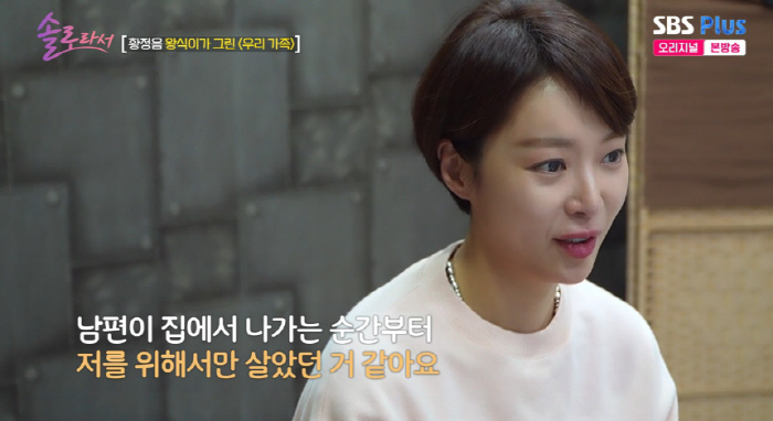 Hwang Jung-eum, sobbing in her heart..Just live for me from the moment I left my ex's house (because I'm solo)