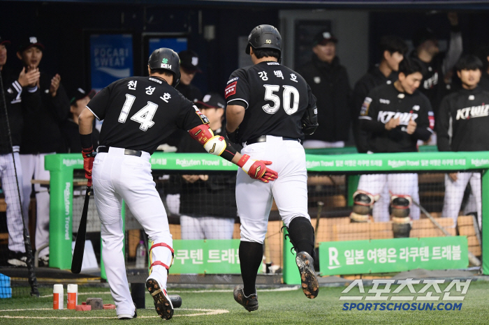Kang Baekho This Home Run Is Crazy! MLB's 2nd place hit! I hit it further than Aaron Judge! → 144-meter-long home run