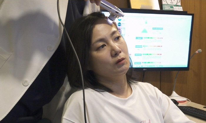 Park Na-rae's shock belly is okay at the hair loss hospital, but her hair is watery (Na Hon-san)