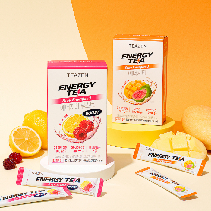 Tizen, Energy Tee, Redecorating 2 Types...From adding taurine and vitamins to plant-derived caffeine