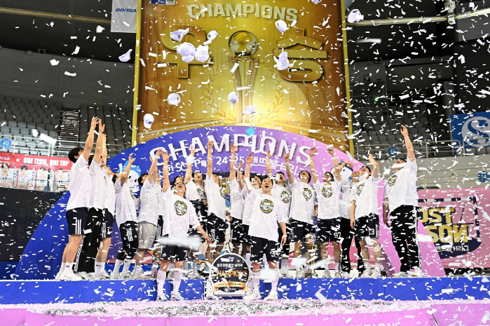 Doosan → 女 SK Wins H League in 2024-2025 Season, 41% Increase in Spectators Compared to Last Year...the growth of young players