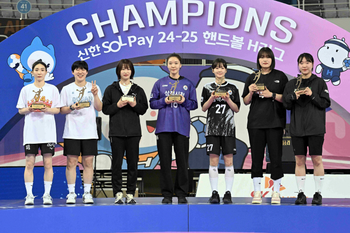 Doosan → 女 SK Wins H League in 2024-2025 Season, 41% Increase in Spectators Compared to Last Year...the growth of young players