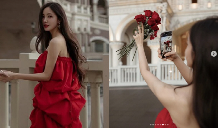 Hyomin, you look like a rose..♥Financial Man boasts of his DIA wedding ring