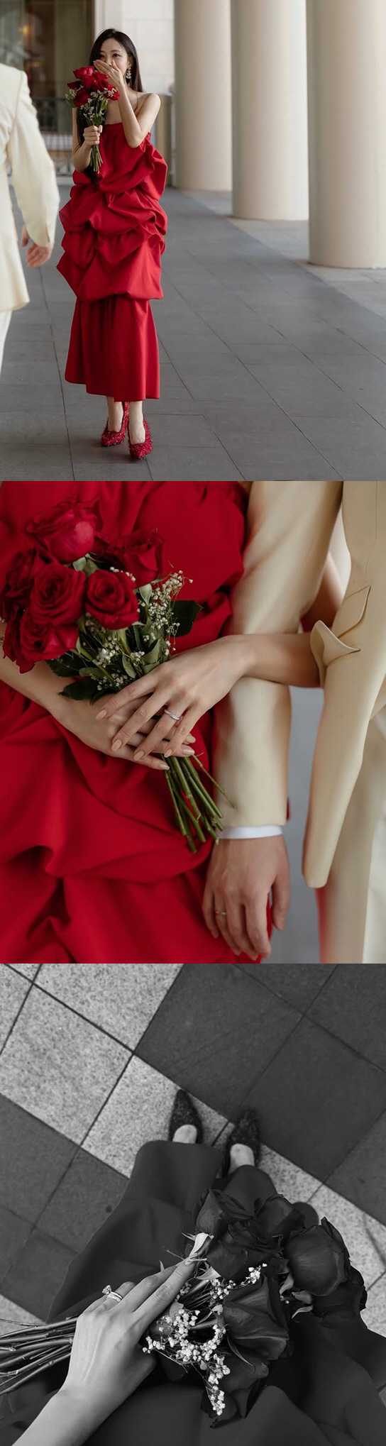 Hyomin, you look like a rose..♥Financial Man boasts of his DIA wedding ring