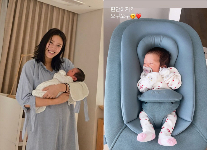 Son Dambi gave birth to Son Dambi..My heart flutters at the doll-like Ddabong ♥