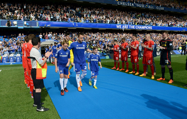 Applause is my destiny Chelsea tear down and keep the tradition...EPL Wins Liverpool's Guard of Honor Points