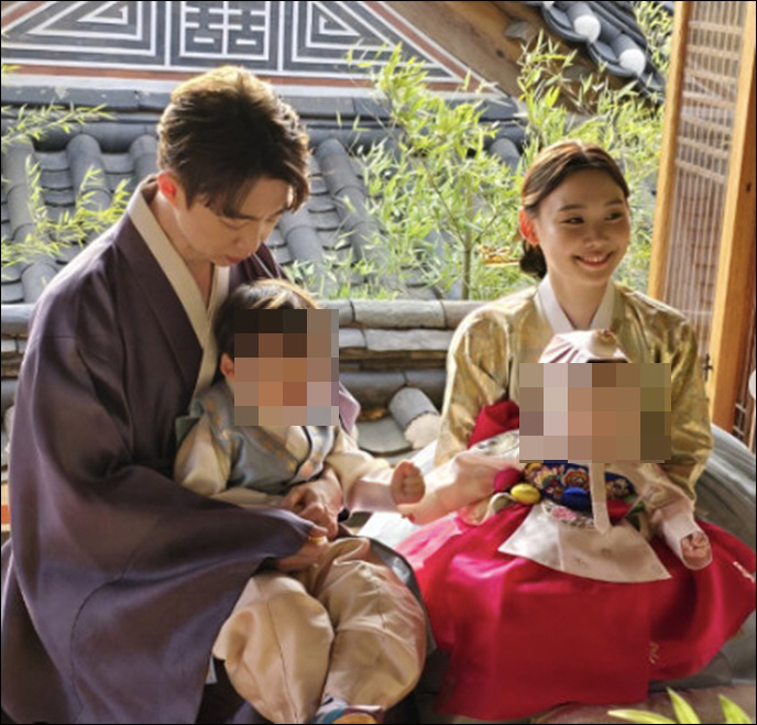 Kim Soo-min, who passed the law school, ♥ The prosecutor's husband is also handsome.a fancy hanok first birthday party