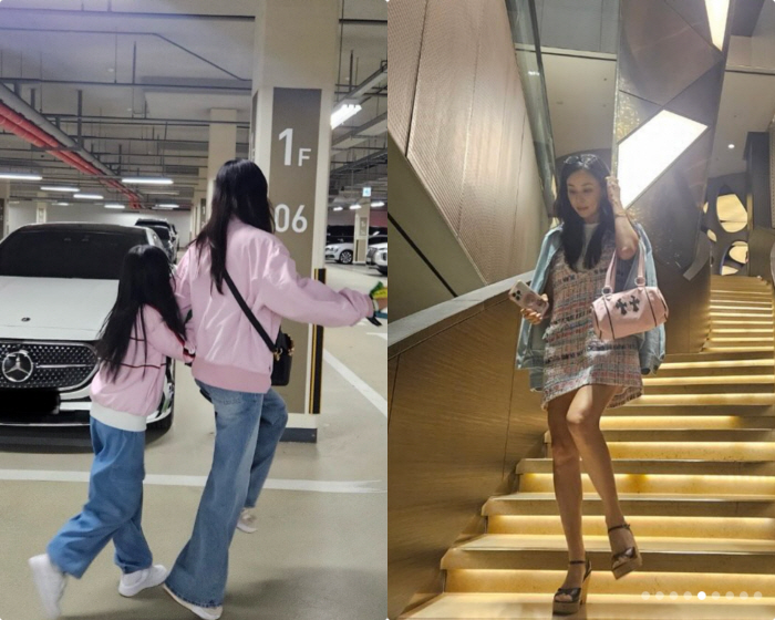 Jang Dong-gun ♥ Ko So-young, wearing the same daughter and children's day date couple clothes, I'm happy