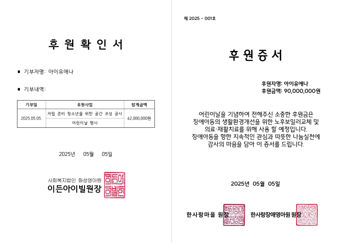 IU Donates 150 Million Won for Children’s Day to Support Youth and Kids With Disabilities