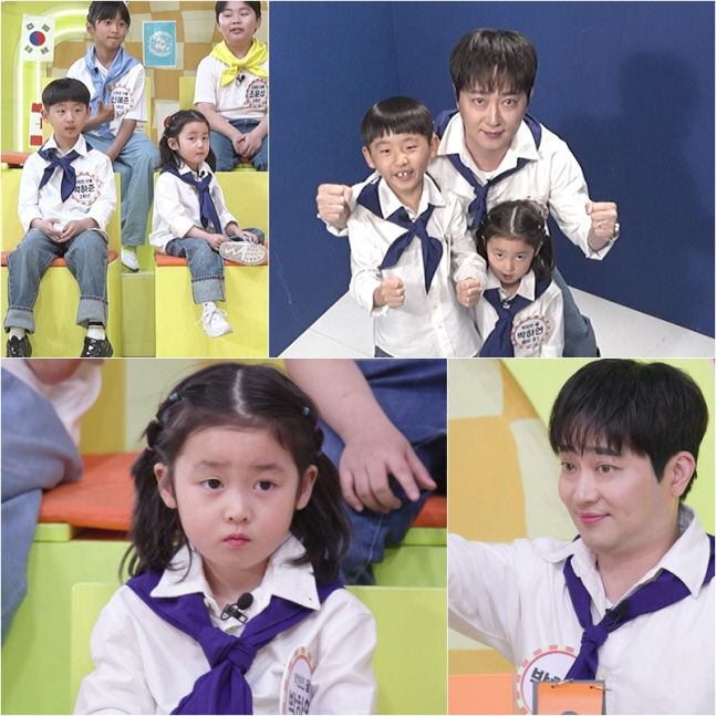 Park Hyunbin, 7 years old daughter, father looks handsome only..He's so cute with his doll-like appearance