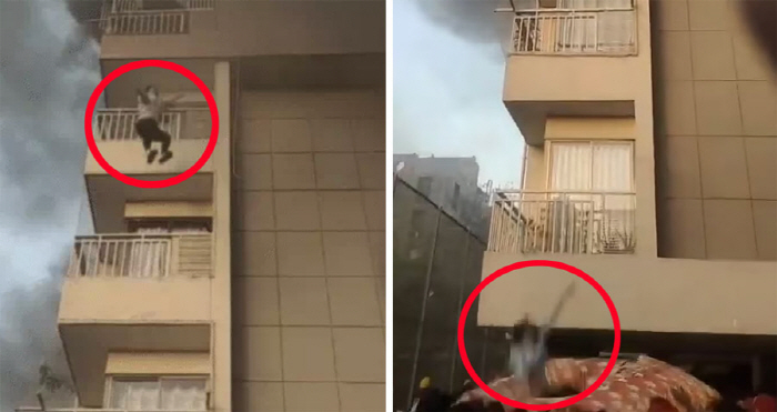 Woman Jumps From 5th Floor Of Fire Apartment, Miraculously Survives