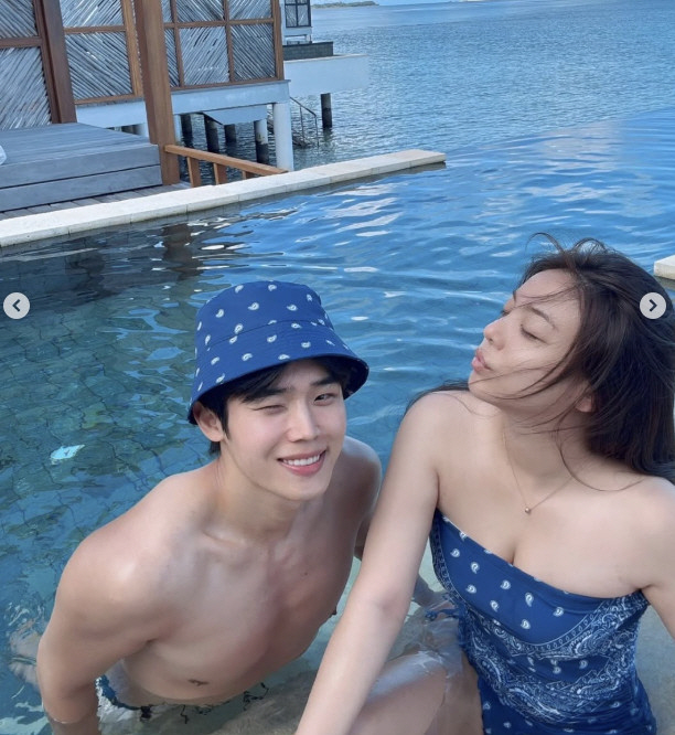 Ailee, you showed off your glam body...♥ Finishing a hot honeymoon with Choi Si-hoon