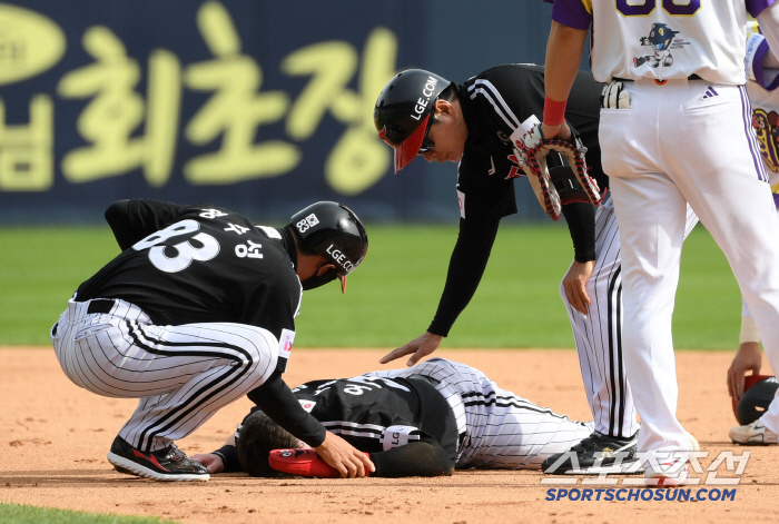 Don't get hurt, Austin! Home run → obstruction of defense → It turns out that it's fine. LG kept its lead! 51 Recurses Doosan and balances Children's Day Series with 1 win and 1 loss
