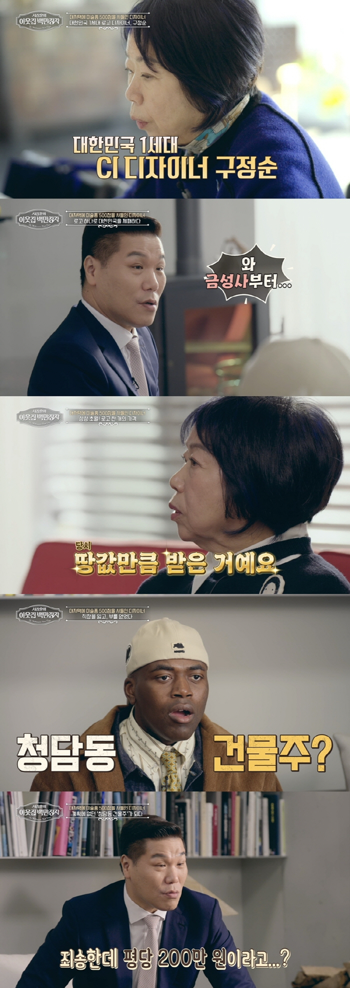 Group 2 Wealth theory Seo Jang-hoon lives in Apgujeong-dong since he was 2 years old. I know the market price here