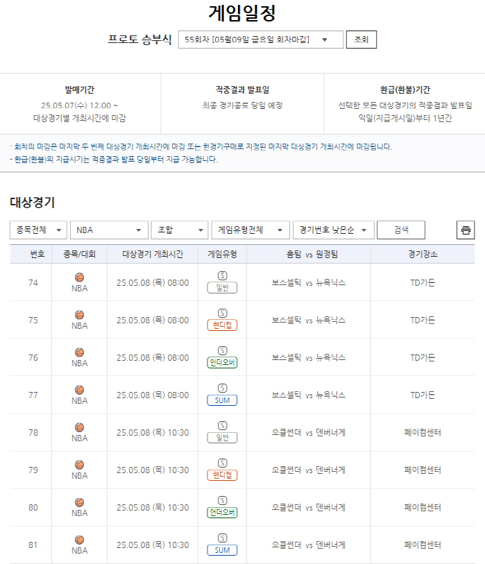 55th Proto Winning Ceremony for NBA Playoff Game to Be Released on 7th