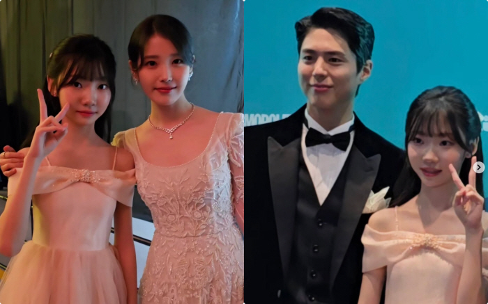 IU's dress, Park Bo Gum's bouquet..Warm and loyal members who touched the hearts of young people