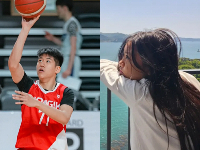 Baek Do-bin ♥ Jeong Si-ah went up the hill during a training break for basketball players..