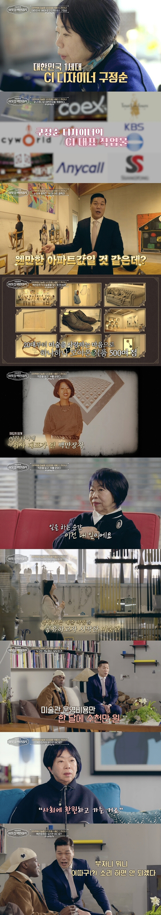 Cheongdam-dong building owner Gu Jeong-soon, 1400 pyeong art museum, heritage society return nephews will not be passed down (millionaires)