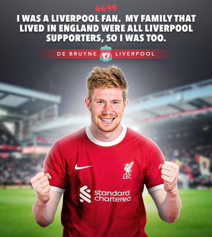 Kevin the Bruyne (Liverpool) shock transfer is possible, and the offer has already arrived