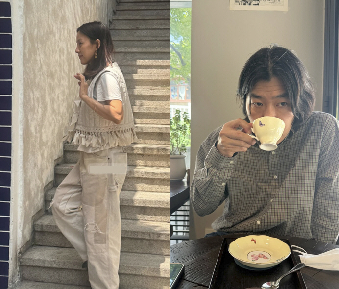 Lee Hyo-ri ♥ Lee Sang-soon, even in her 13th year of cafe date marriage without a mask, sweet