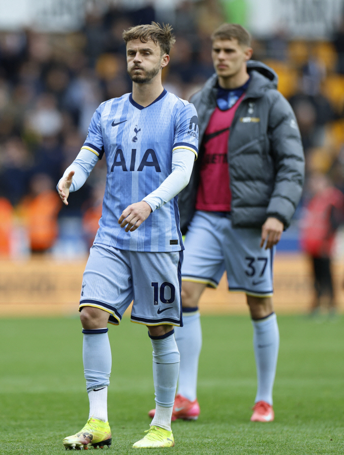  Tottenham's injury is out again, Madison's knee injury closes the season early