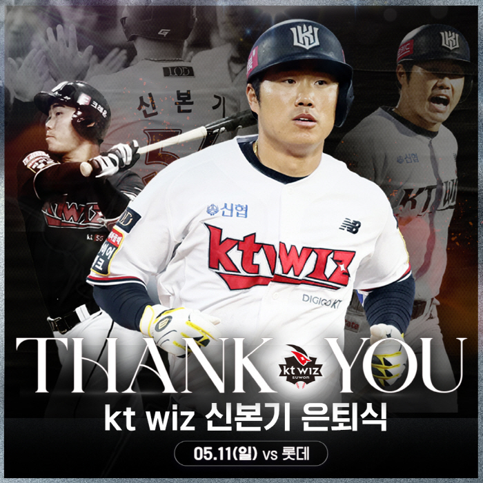 Shin Bon-ki, the good deed king, leaves amid applause from KT and Lotte...Retirement ceremony will be held on the 11th