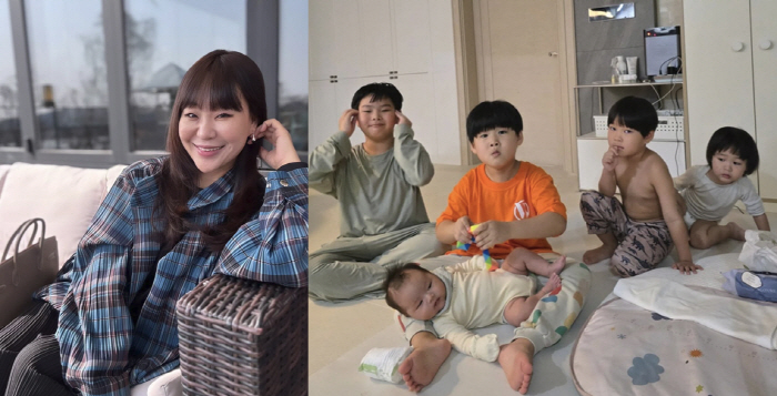 Jeong Ju-ri, a multi-child mom who is happy with the filial piety of the rich and five brothers after confessing to living with zero income