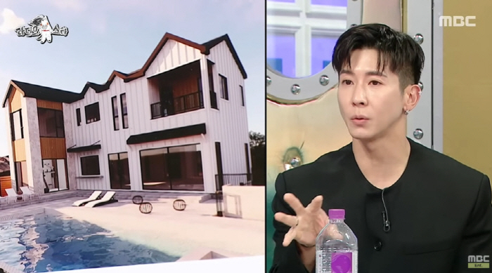 Brian, swimming pool → 300 pyeong mansion with a movie theater, I thought it was Beverly Hills