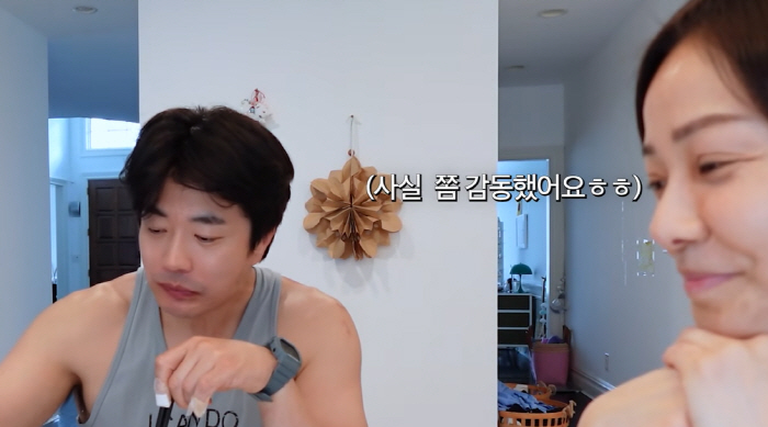Kwon Sang-woo, I've never seen you like this in 17 years of marriage..SON TAEYOUNG ♥ I'm touched