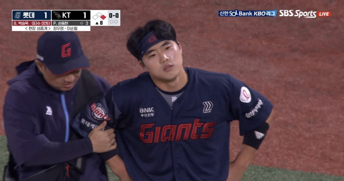 Lee Ho-joon Headshot → Lee Min-seok's 6th-inning best pitching → Son Sung-bin Headshot Cheers X Screaming…1 to 1 draw with Lotte and KT