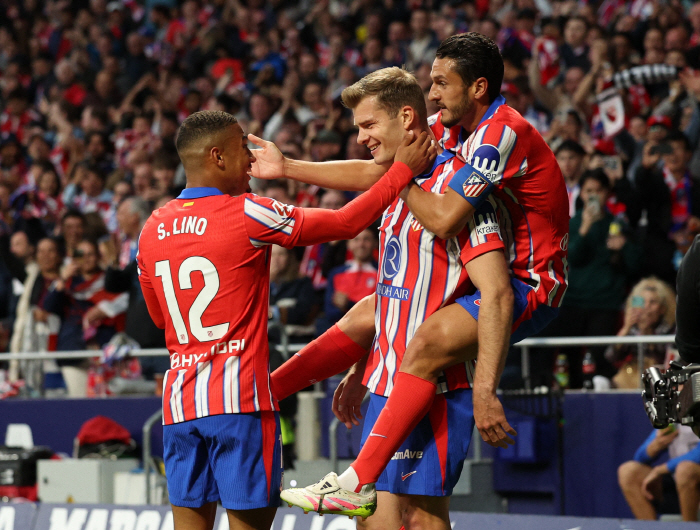 Three goals in three minutes and 57 seconds, AT's main four Sølot, La Liga's new record for hat tricks in the shortest time!