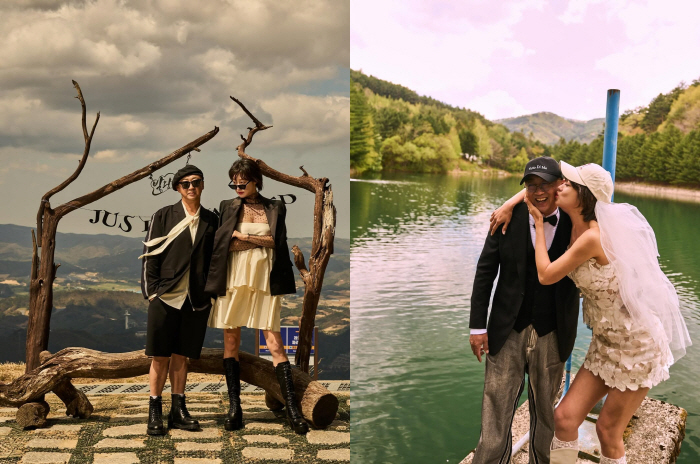 Choi Yeojin ♥ Kim Jae-wook, who got married in June, is also outspoken in his unique wedding photo shoot skins