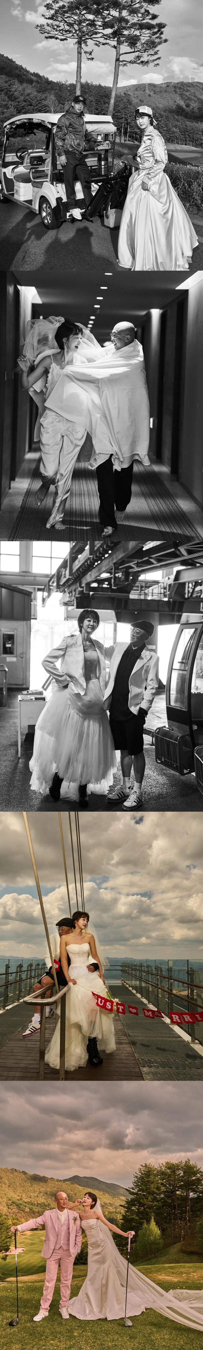 Choi Yeojin ♥ Kim Jae-wook, who got married in June, is also outspoken in his unique wedding photo shoot skins